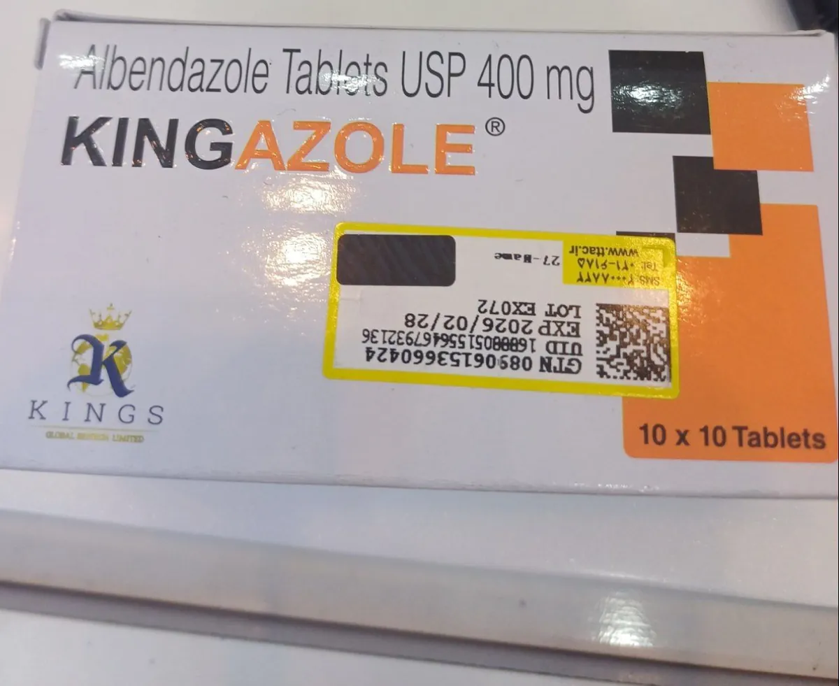 🌿 آلبندازول ۴۰۰ میلی‌گرم (کینگازول) 💊