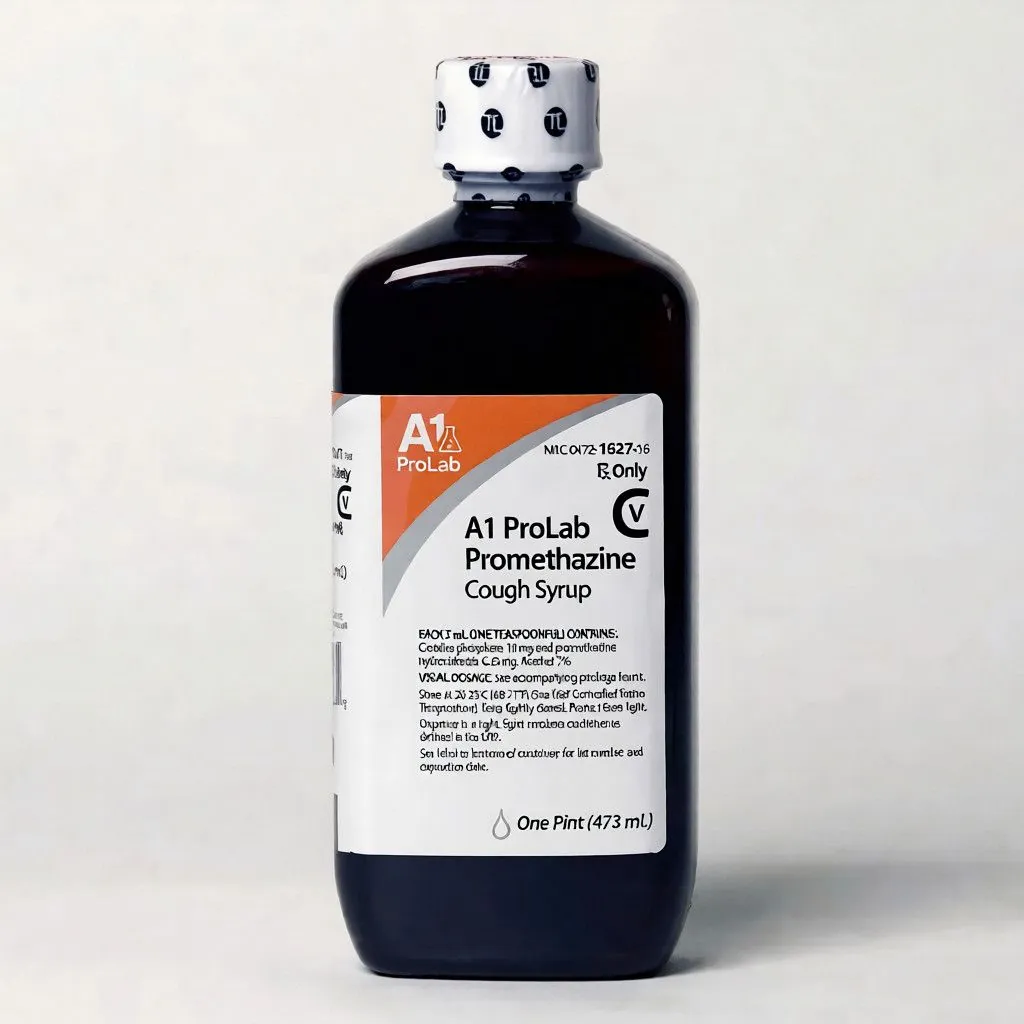 💊 شراب سعال بروميثازين A1 ProLab ٦.٢٥ ملغ/٥ مل - ٤٧٣ مل 💊